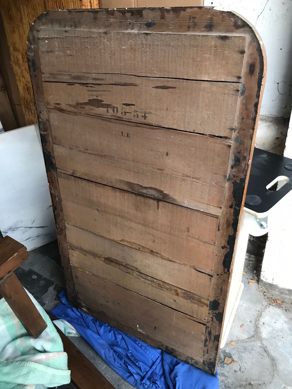 19th century mirror, wood and stucco  - 123x71cm