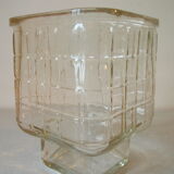 Vase carré signé s patent déco bureau salon