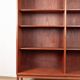 Large Scandinavian teak shelving unit with 6 adjustable shelves by Borge Mogensen