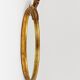 Round wall mirror in gilded wood, mid-century, C. Allodi & G. Subelli, Italy, 1950s.