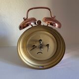 Vintage chambord copper mechanical alarm clock