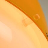 Space Age Yellow Medusa Floor Lamp by Luigi Massoni for Guzzini, 1970s