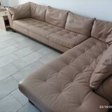 5/7 seater corner sofa in full grain leather