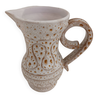 Jean Austruy (1910-2012) Vallauris incised sandstone pitcher