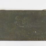 Art nouveau bronze sculpture bas-relief wall panel portrait of mother and child Italy early 20th X7