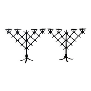 paire de candélabres