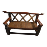 Banc de jardin en bois massif