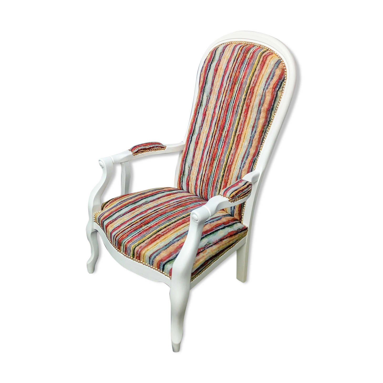 Fauteuil voltaire blanc