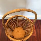 Umbrella holder In rattan 1950 1960