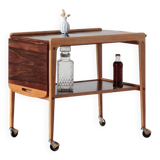 Scandinavian 'Thea' side table in rosewood and laminate, Yngve Ekström