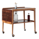 Scandinavian 'Thea' side table in rosewood and laminate, Yngve Ekström