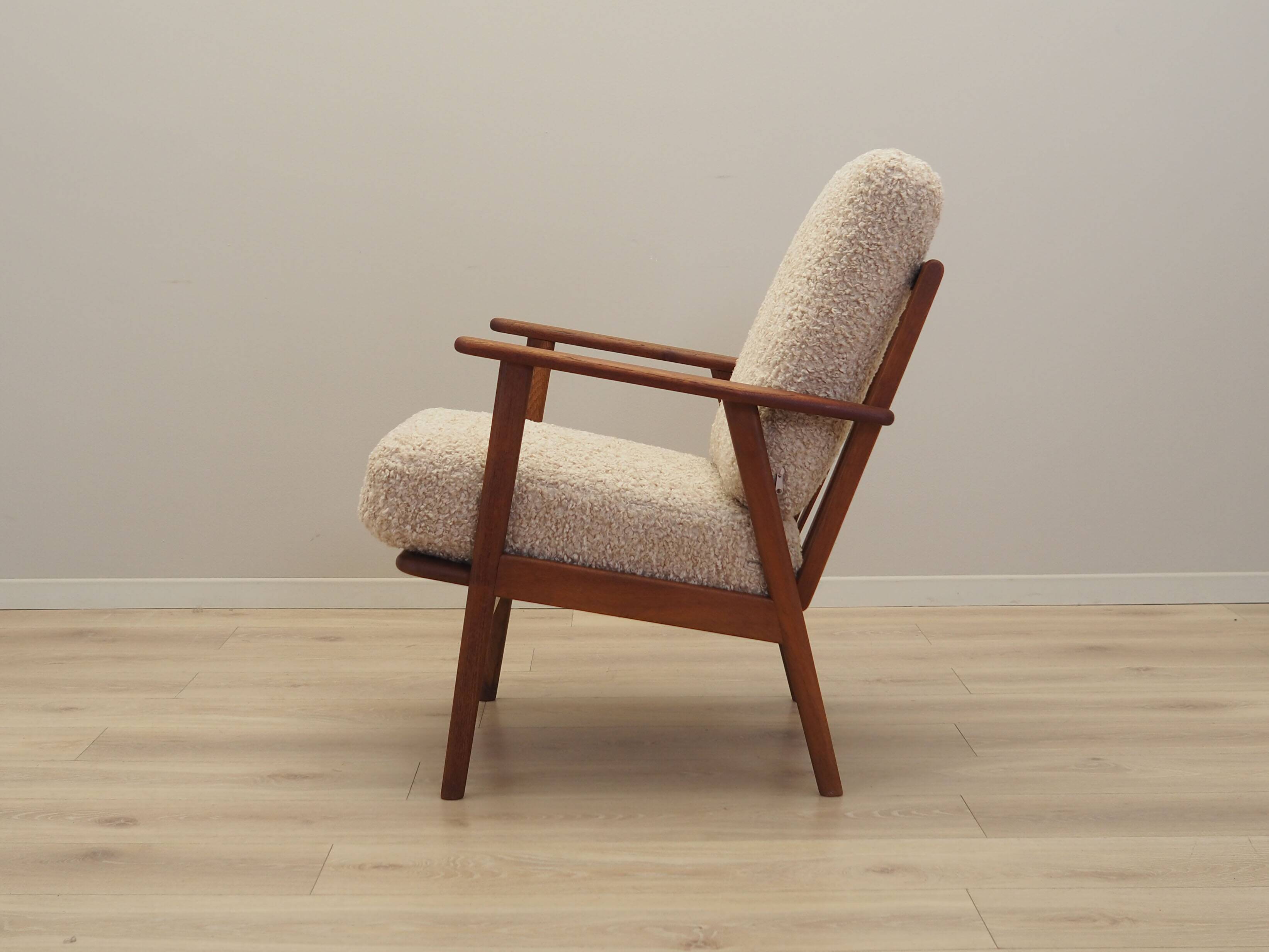 Teak armchair, Danish design, 1960s, manufacture: Denmark