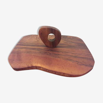 Vintage olive wood cheese platter