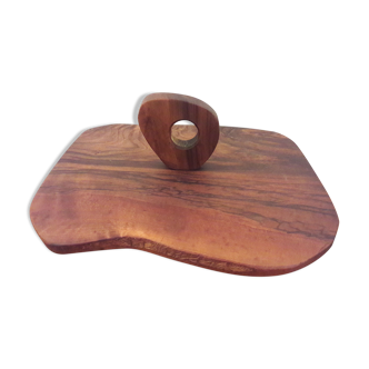 Vintage olive wood cheese platter