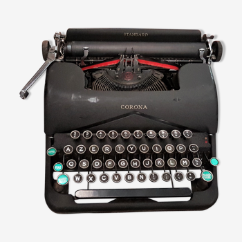 Machine à écrire Corona, LC Smith, Made USA