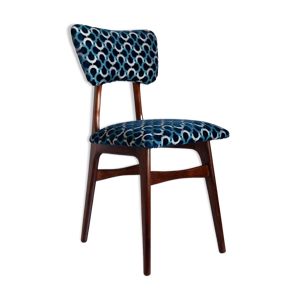 Chaise Butterfly Mid-Century - bleu