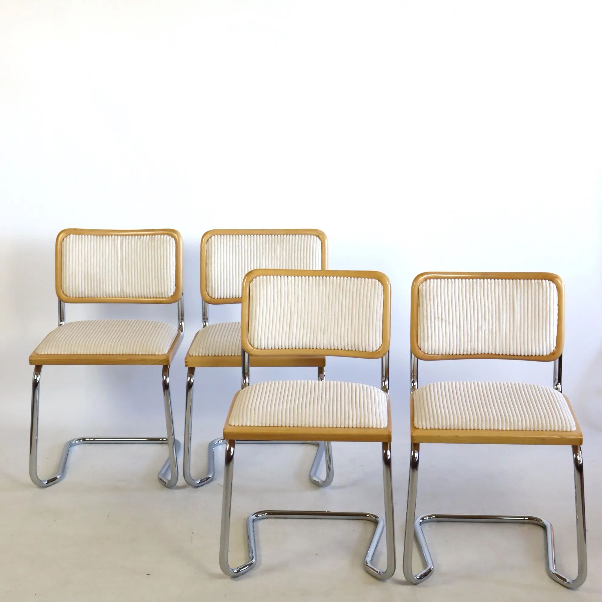 Set of four B32 chairs