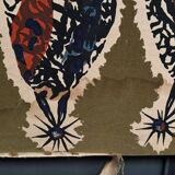Panneau de tapisserie sur coton par Lurçat, 1960