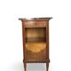 Tables de chevet italiennes en placage d'acajou avec de splendides