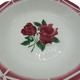 Hollow dish salad bowl Digoin Sarreguemines Cibon rose decoration