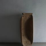 Large Wabi Sabi Carved Wood Bowl