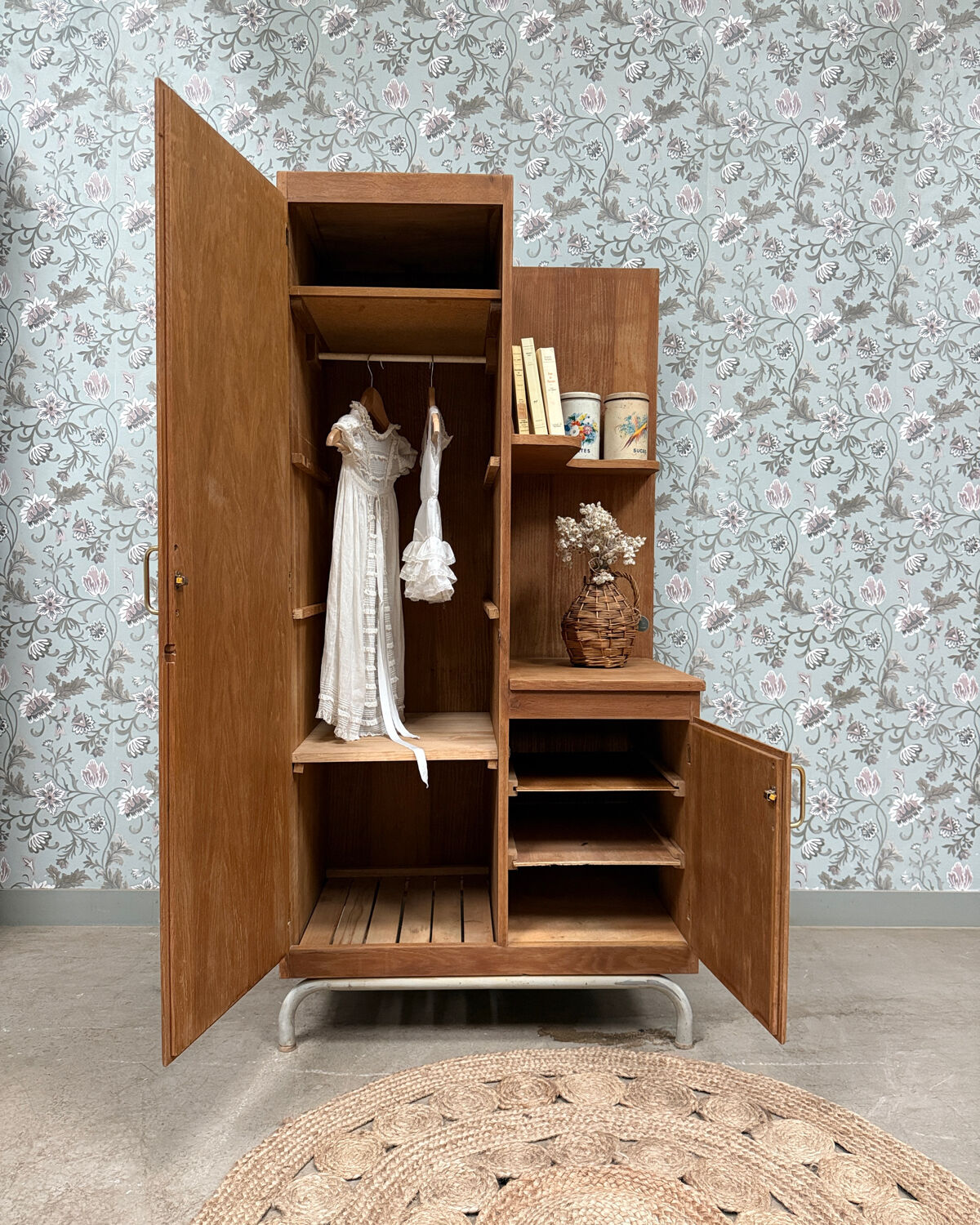 Vintage dormitory wardrobe