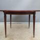 Extendable table mahogany lacquered 1960 butterfly extensions