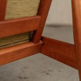 Set of 2 paperknife easy chairs by Kai Kristiansen, Denmark, 1960's