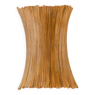 Up Down Rattan Wall Sconce