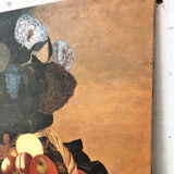 Canvas oil fruit and flowers
