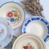 Vintage soup plates
