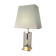 luxury style lamp 1970 to 80 brass and plexi, some traces of wear, 65x40 original