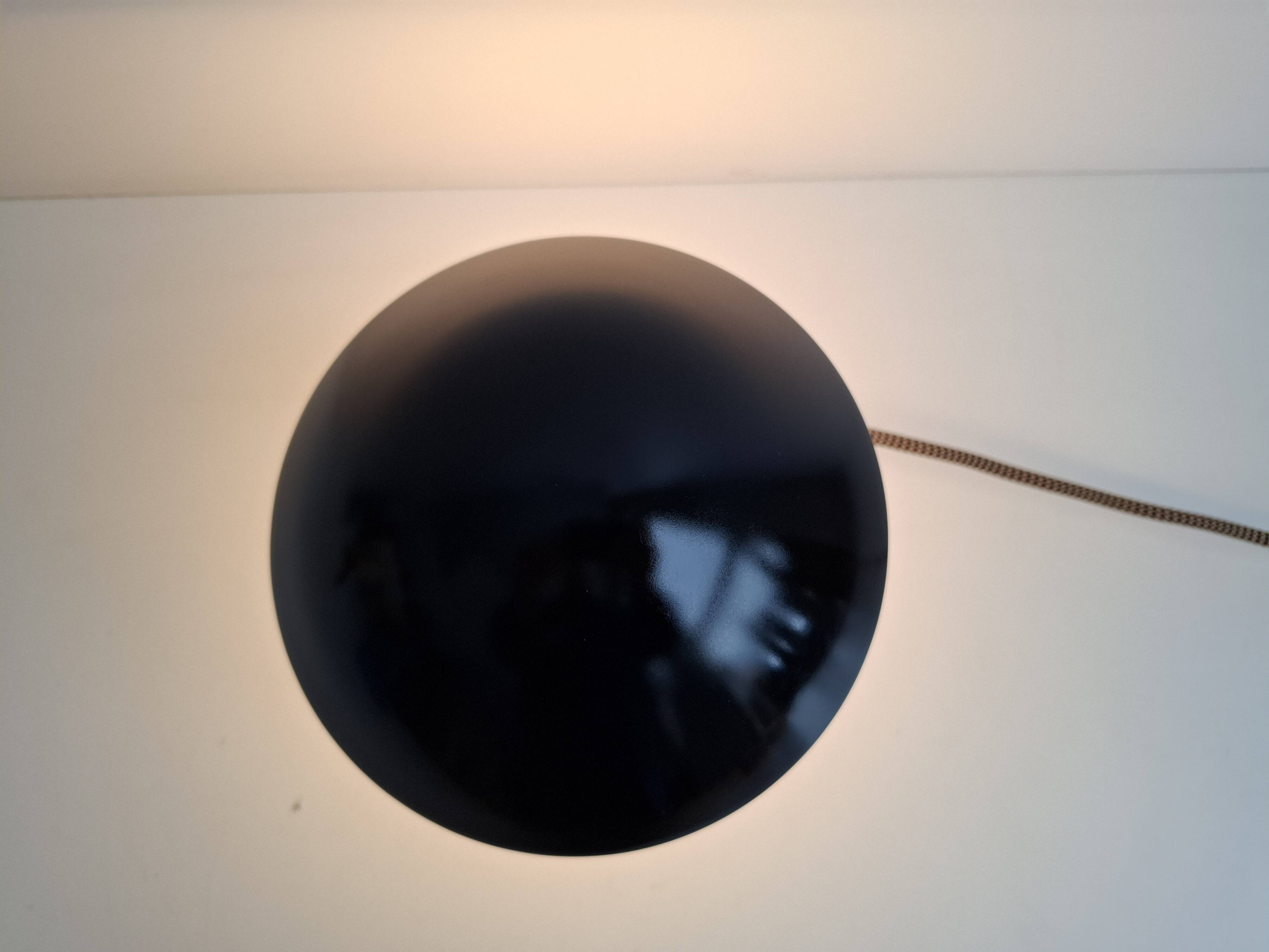 Bauhaus Mushroom Table Lamp with Adjustable Shade, Czechoslovakia, 1930s
