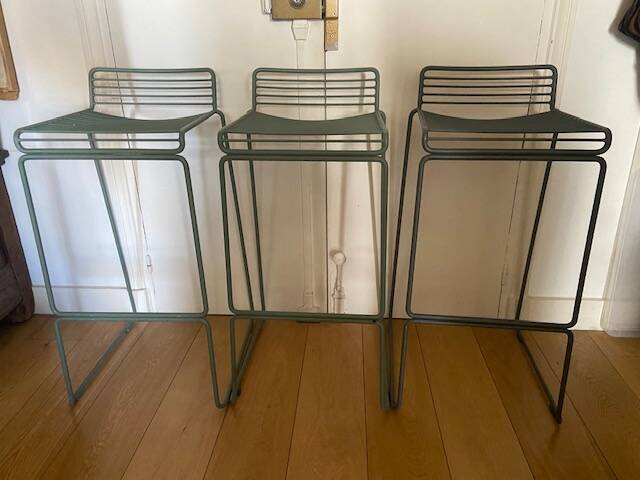 "HAY" high metal stools