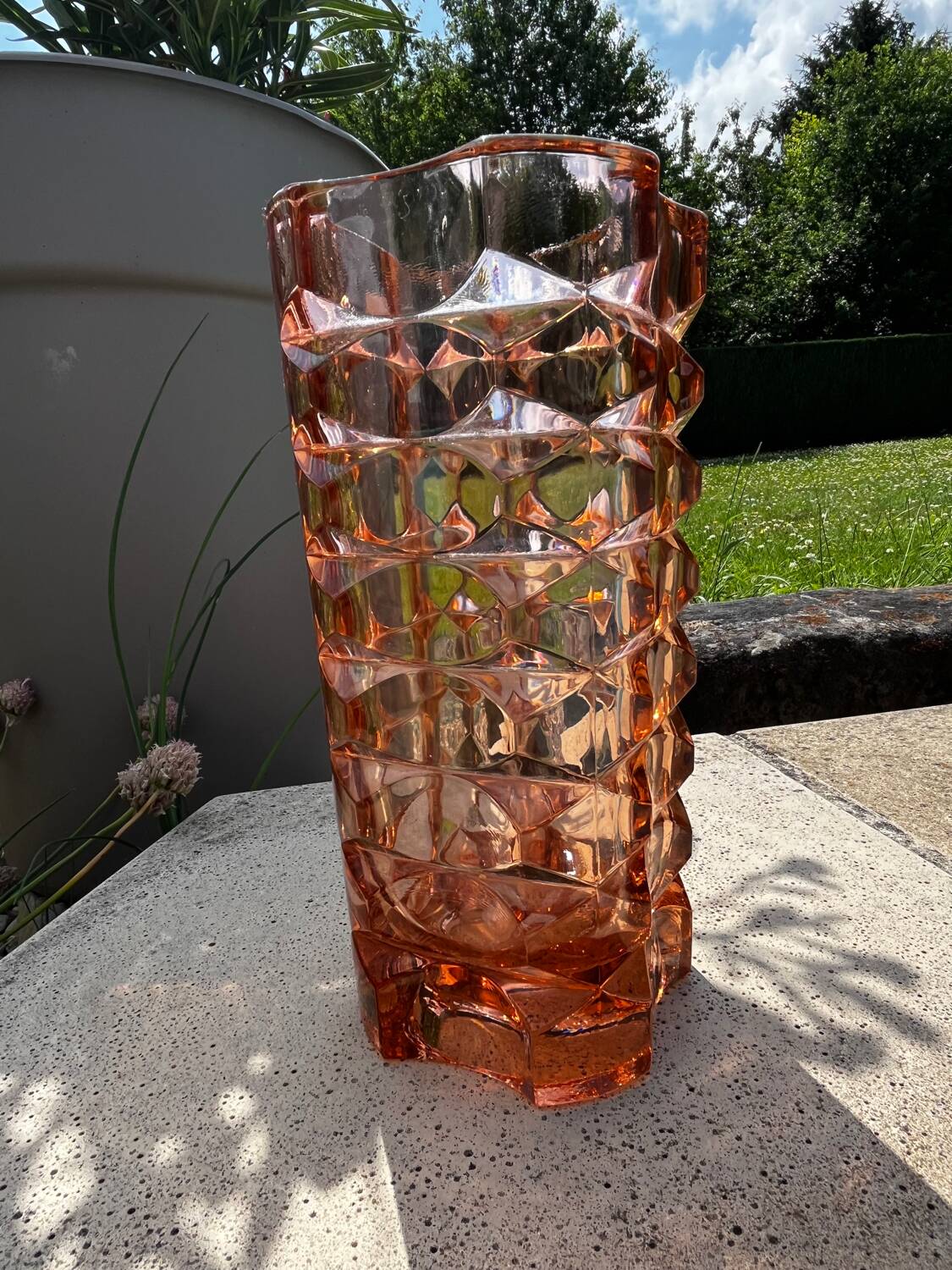 Rosaline Luminarc Glass Vase – 1970s – Verrerie d'Arques