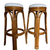 Rattan bar stools