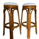 Tabourets de bar rotin