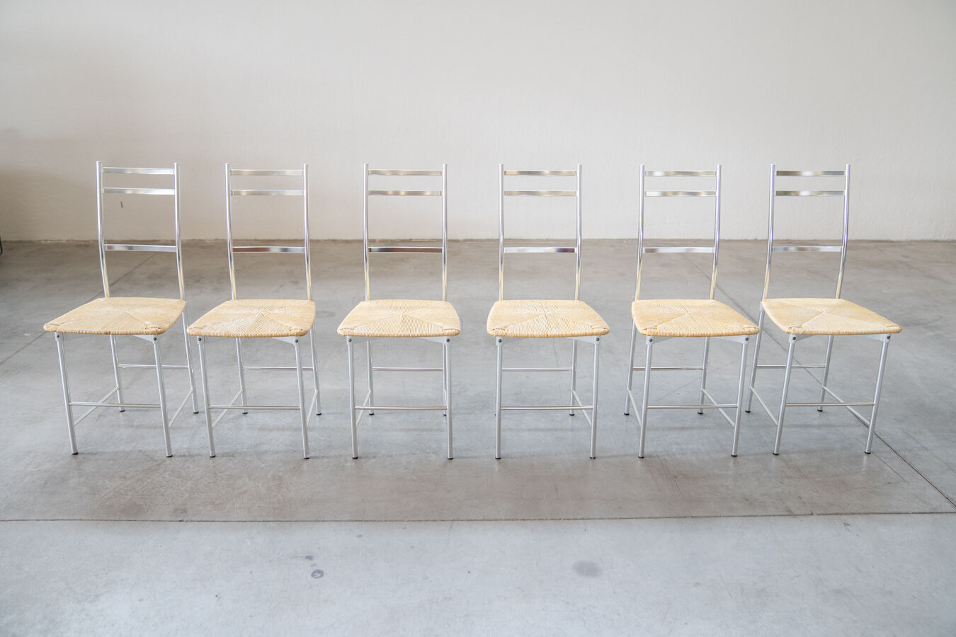 6 chaises Ycami, Bagutta 1970