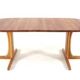 Round 2x Extendable Dining Table "Tjórn" - danish design in teak