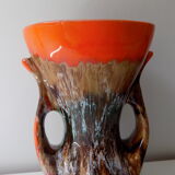 Vallauris vase with double handles