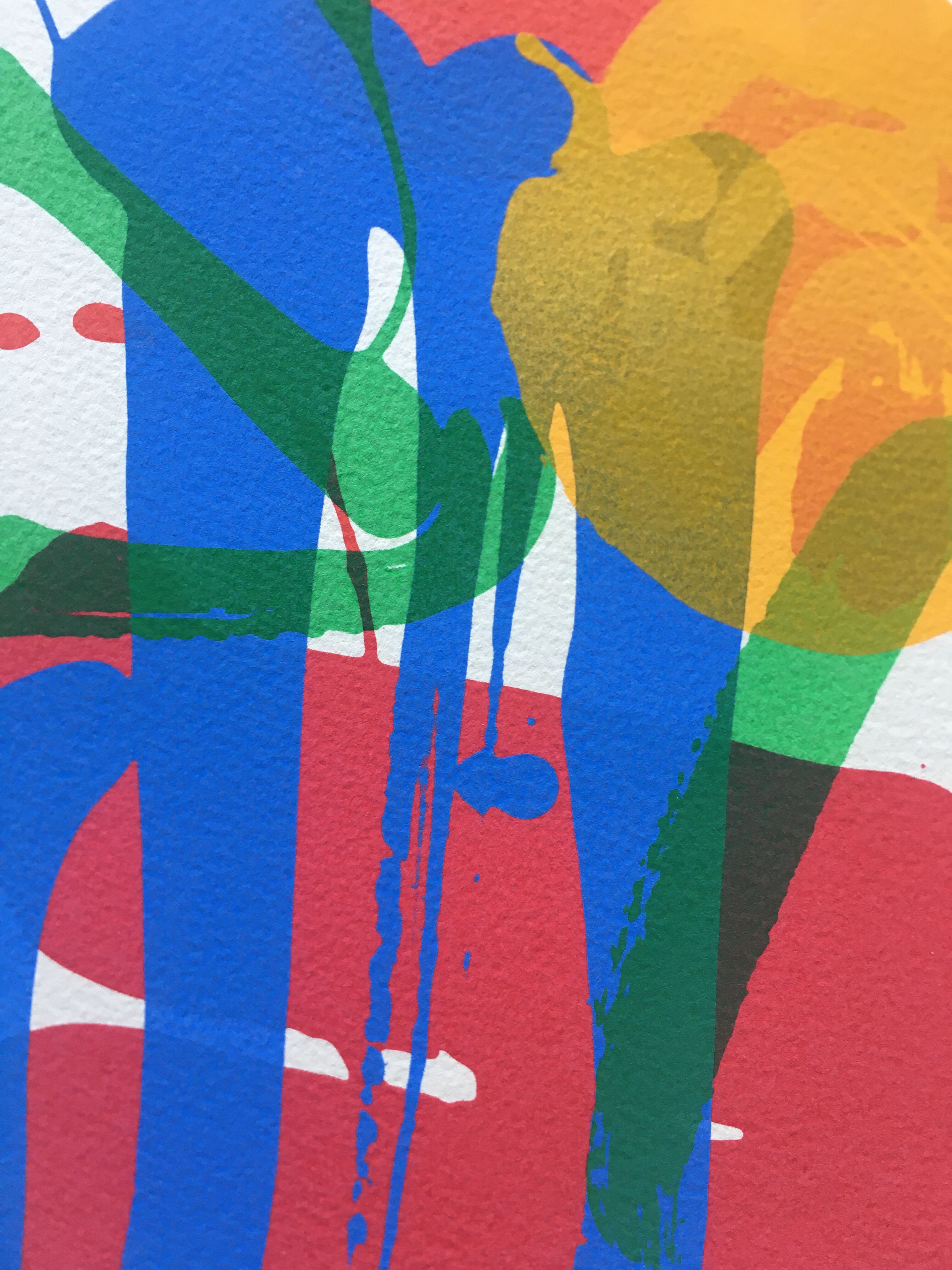 Albert Irvin screenprint