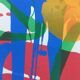 Albert Irvin screenprint