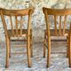 Pair of bistro chairs by Luterma, circa 50’s/60’s