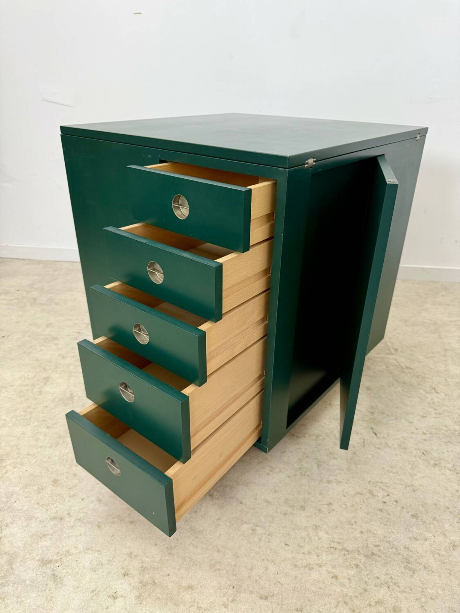 Old small modular desk from the 70s designed by Verena Huber, Flair Boy model