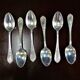 Ensemble de 6 cuillères à soupe plaquées argent Ercuis 84, France, style Art Nouveau| Louis XV