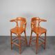 Set of 2 Vintage Bar Stools by TON, 1980