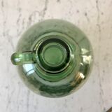 Green lady-jeanne with handle 70s