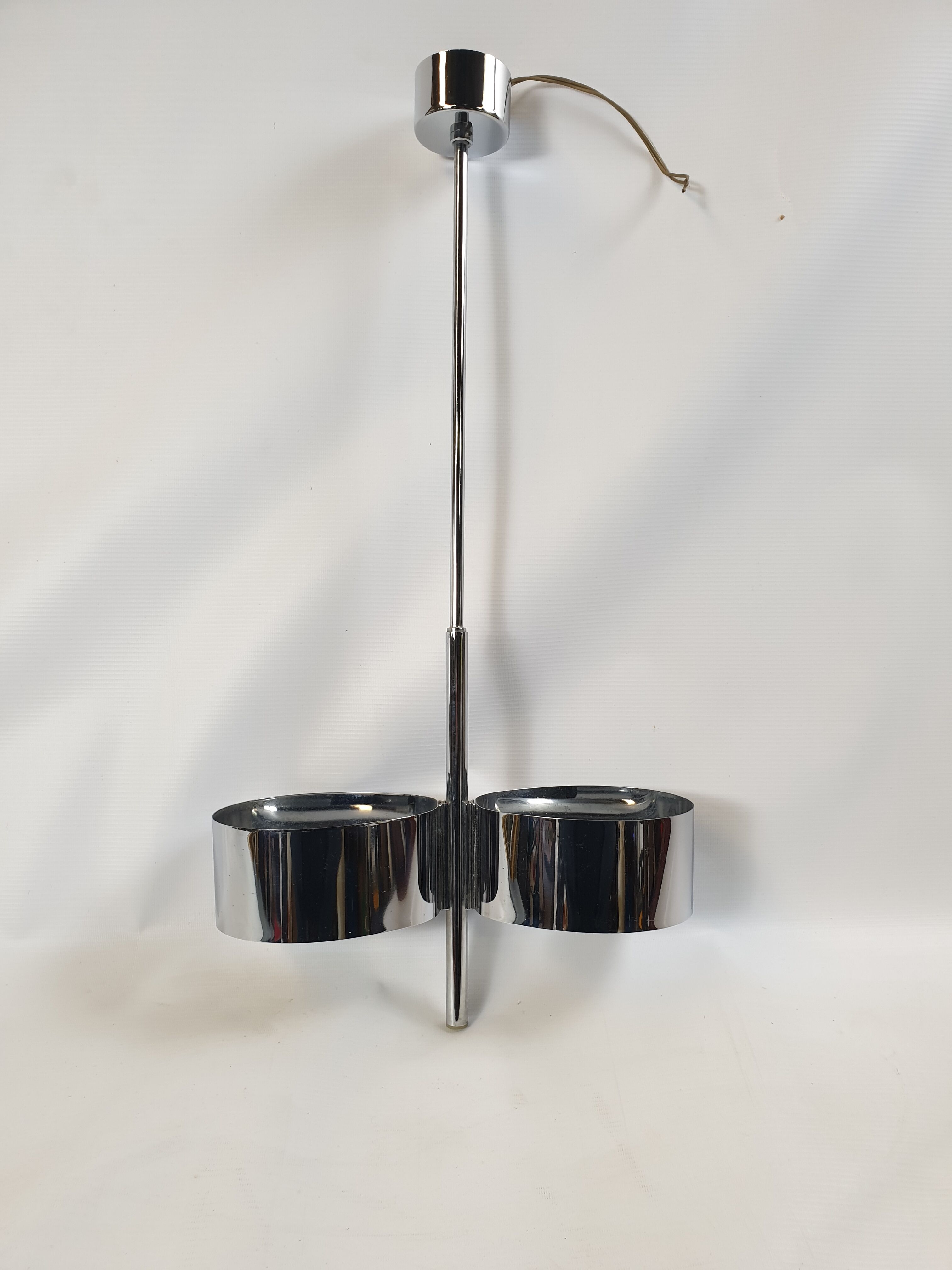 Vintage 70 chromed pendant light