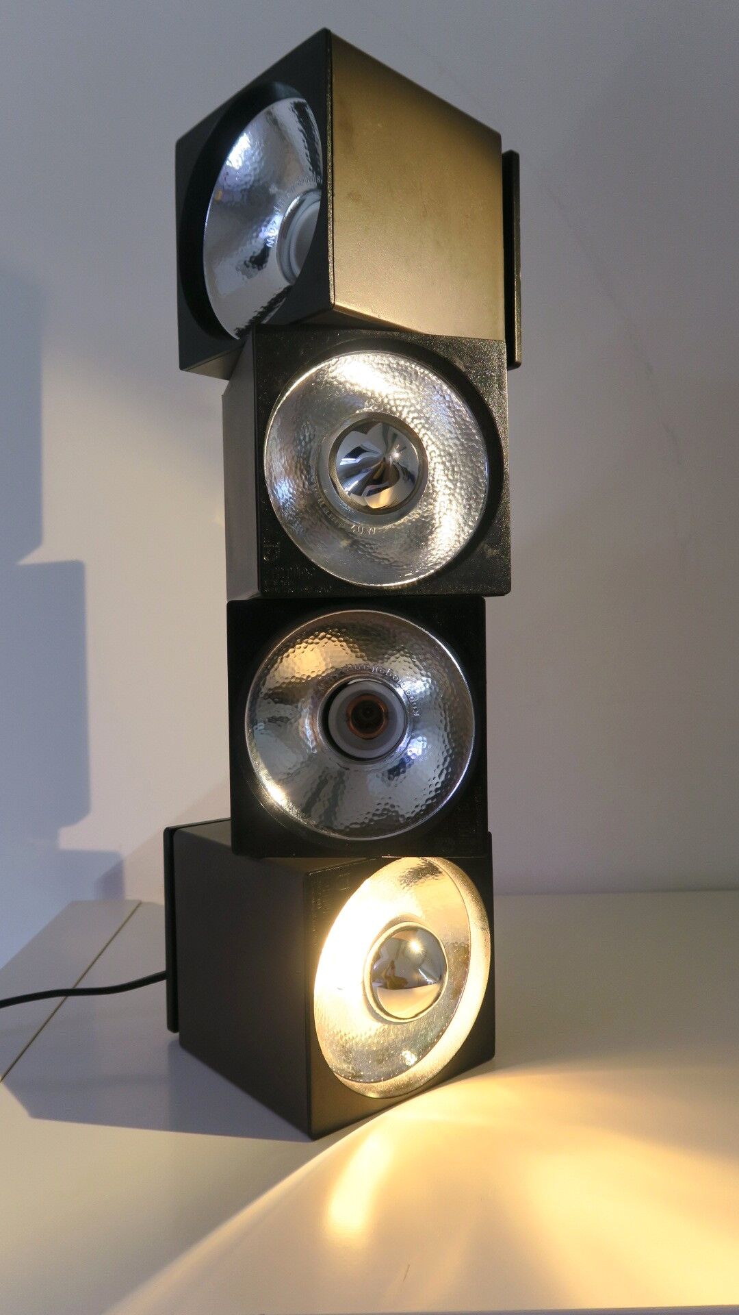 4 philips spot ceiling lights, 70s