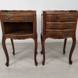 Pair of Louis XV style bedside tables